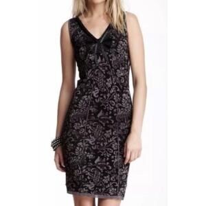 Free People Starstruck beaded small sweater dress black jacquard cocktail